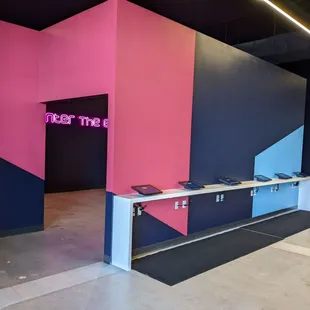 Entry to the gaming area
