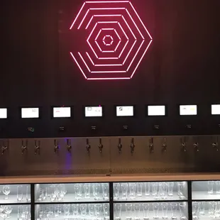 Self pour taps