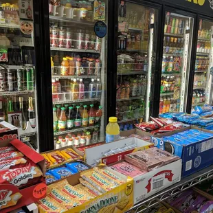 a grocery store filled with food
