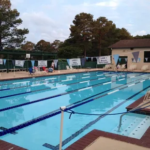 Early AM before Dolphin Divisional Swim Meet