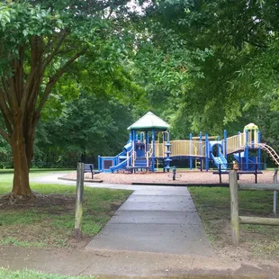 Checking out the beautiful park