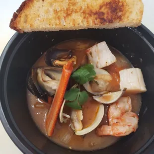 Todays Special Soup Bouillabaisse