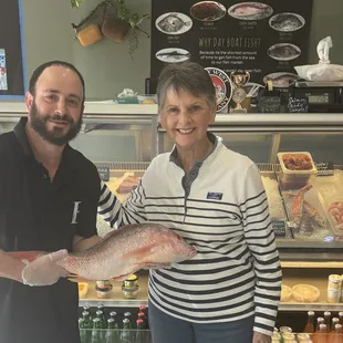 Special Customer and Special Order of Whole Lane Snapper to bake in Salt at home
