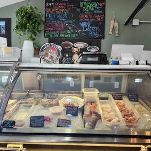 interior, sushi and sashimi