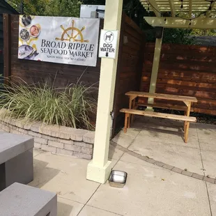 Shaded Patio for Lunch