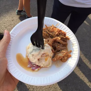 Pull pork from the northside social. Nice one me love.
