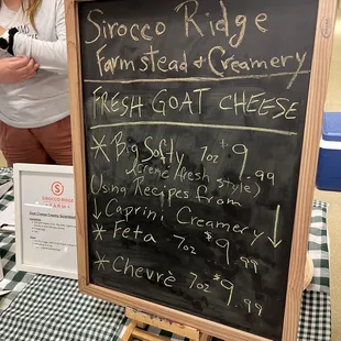 Think caprini cheese!