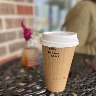 Mocha Rocha iced coffee