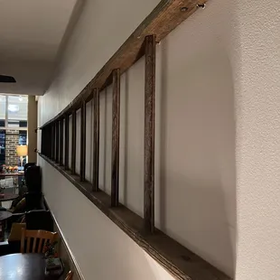 1937 Antique Ladder Nods to the construction of Greendale by the Works Progress Administration