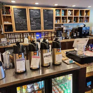 They do have ceramic cups, but it is very hard to talk them out of disposable cups and plates.