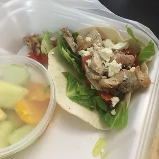 Chicken tacos- umm it said house made cilantro lime salsa- just chopped tomatoes, highly disappointing!!!