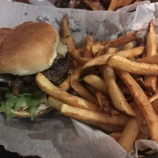 Mushroom Swiss Burger