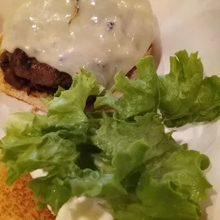 Mushroom Swiss Burger