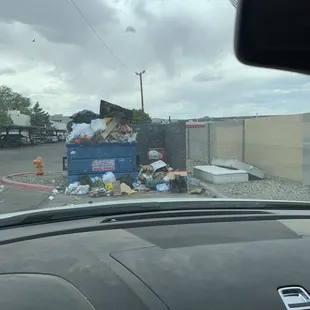 More trash