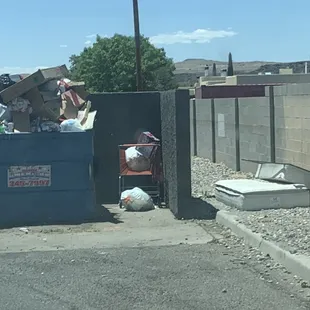 Almost $1200 a month and this is what you see on your way out of the gate everyday