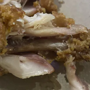 Raw chicken