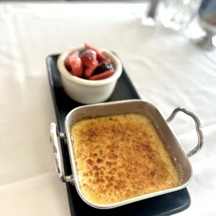 Crme Brulee very tasty