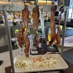 Elevated bacon appetizer