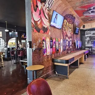 Bar area &amp; game area