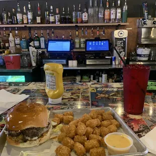 royal with cheese  tater tots queso