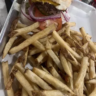 Royal Burger with Fries