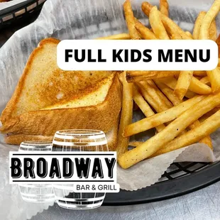 full kids menu