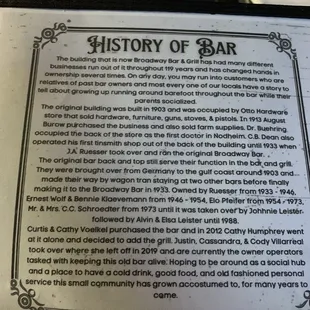 History