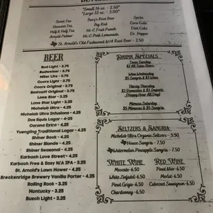 Drinks