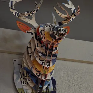 Loved this deer from beer cases