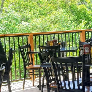 Plenty of outside seating