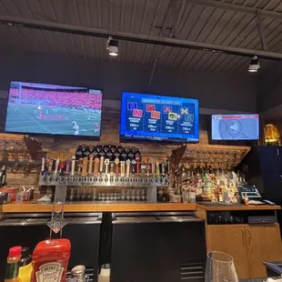 Bar area and tap options