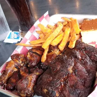 House Smoked Wings and Ribs