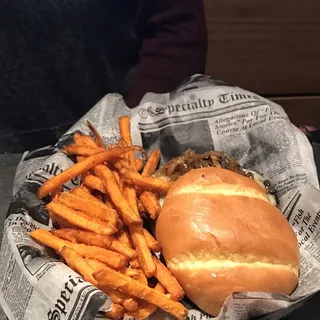 Swiss and Shroom Burger