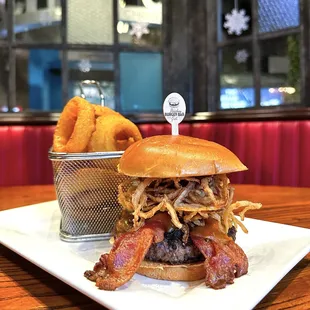 BBQ bacon burger