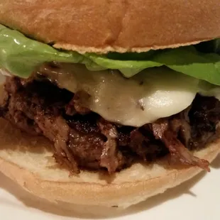 Philly Cheesesteak Burger