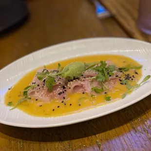 Japanese Hamachi Sashimi