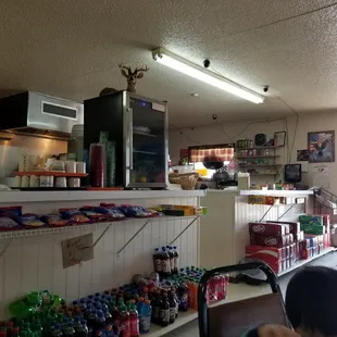 The diner and some of the store items they offer