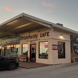 the outside of the building