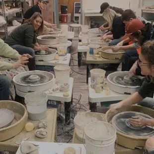 Date Night. Wine + Clay