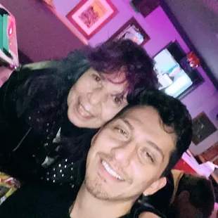 Louis the best bartender ever who is so much fun and is very friendly and me