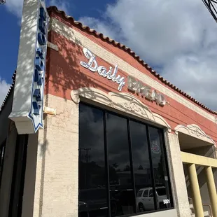 The exterior of this wonderful bakery.