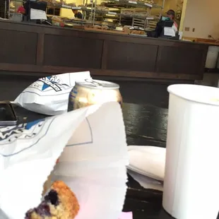 Quick shot of the bakery from my seat by the windows, it's very quaint