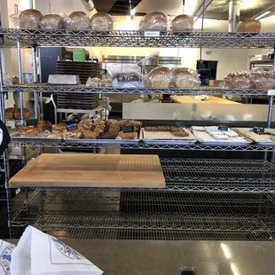 Front of the place by the cashier