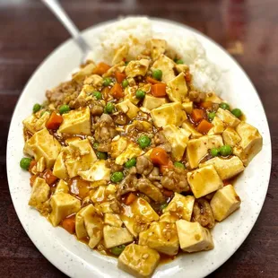 Mapo Tofu Rice Plate