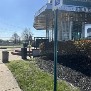 outside