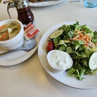 Chicken Noodle Soup Side Salad