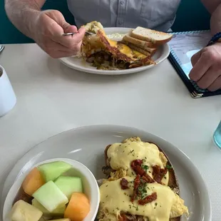 Farmers Market Benedict Scramble