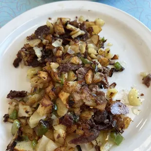 Smothered has browns...without the gravy