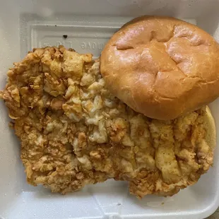The picture doesn't do justice how big that breaded tenderloin actually is.