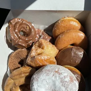 a box of doughnuts